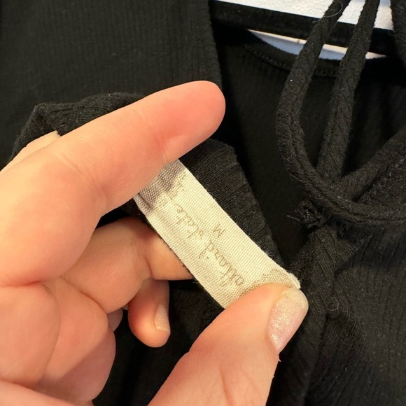 Black ribbed oversized romper - Picture 3 of 4